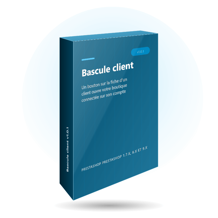 Bascule client — voir la boutique comme votre client, pour PrestaShop