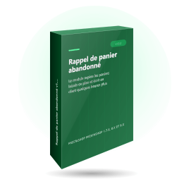 Rappel de panier abandonné — deux relances automatiques, pour PrestaShop
