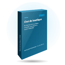 Chat de boutique — messagerie client sans spam, avec images, pour PrestaShop