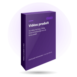 Vidéos produit — YouTube et TikTok sur vos fiches, sans traceur, pour PrestaShop